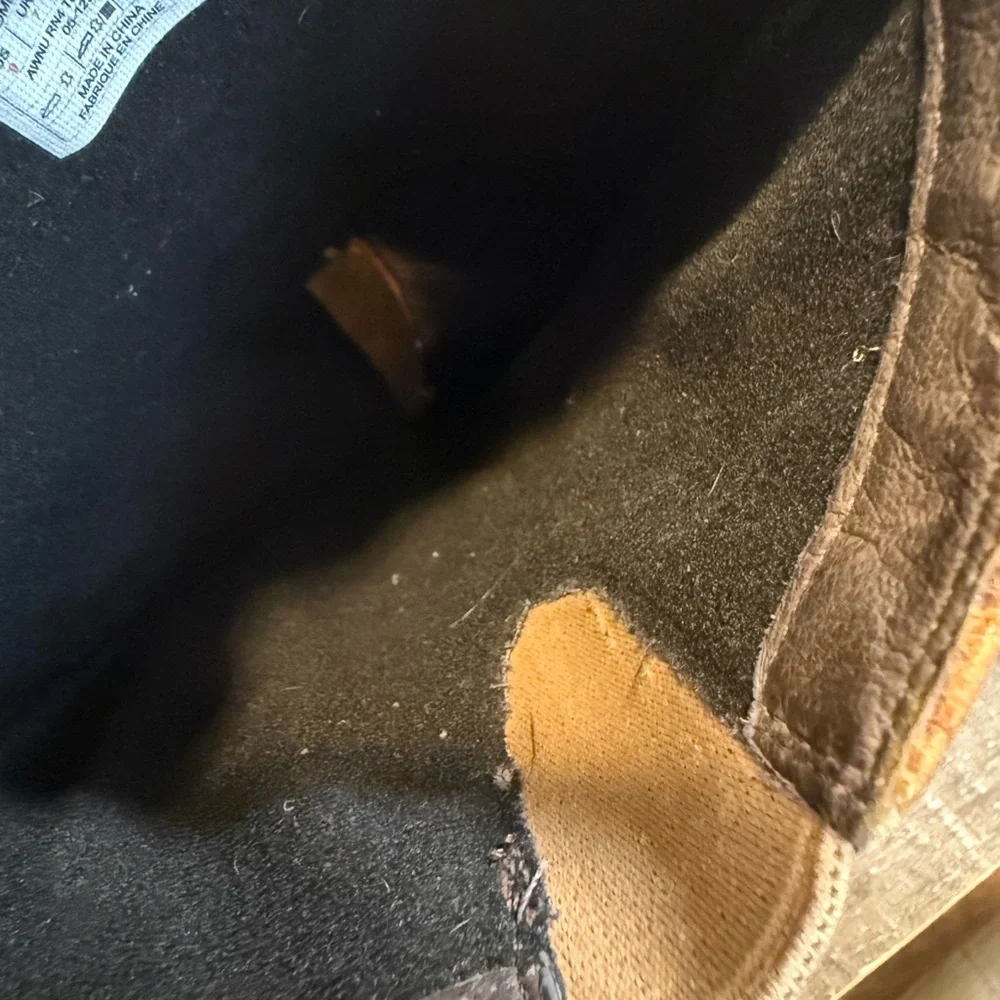 The North Face Waterproof Tall‎ Leather Riding Boots Lug Sole Buckle Zip Women 9